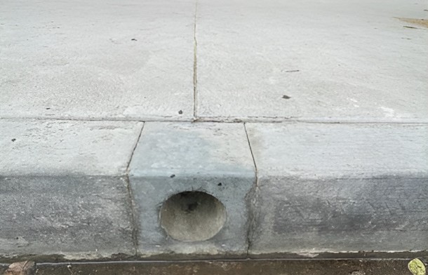 Sidewalk Curb Drain Installation in Los Angeles